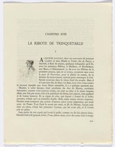 Frédéric Mistral: Mémoires et Recits van Frédéric Mistral: man (pagina 211) door Auguste Brouet