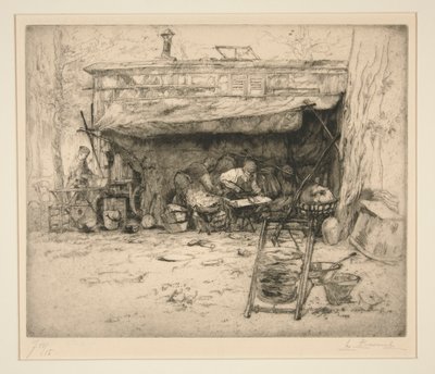De scharensliep door Auguste Brouet