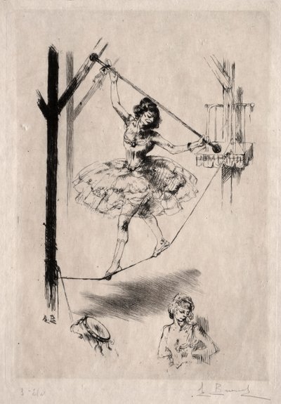 Koorddanser door Auguste Brouet