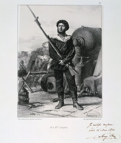 M et Mme Josephine, Beleg van Parijs, Frans-Pruisische Oorlog, 1870 1872 door Auguste Bry