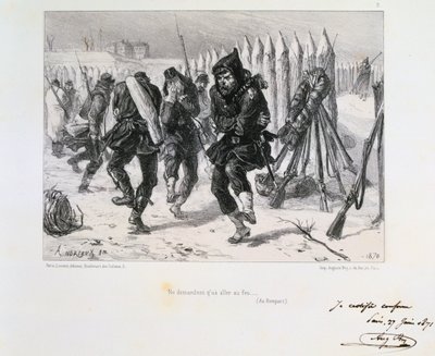 Beleg van Parijs, Frans-Duitse Oorlog, 1870-1871 door Auguste Bry