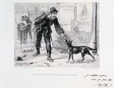 Belegering van Parijs, Frans-Pruisische Oorlog, 1871 door Auguste Bry