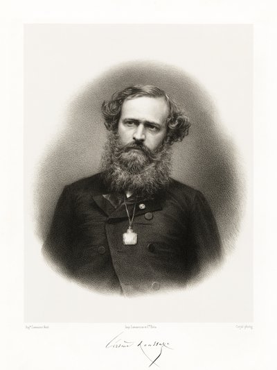 Arsène Houssaye, 1865-66 door Auguste Charles Lemoine