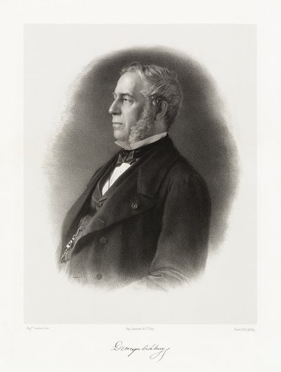 Édouard Drouyn de Lhuys door Auguste Charles Lemoine
