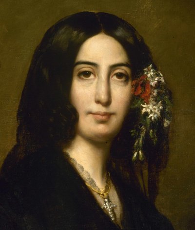 Portret van George Sand, ca. 1837 door Auguste Charpentier