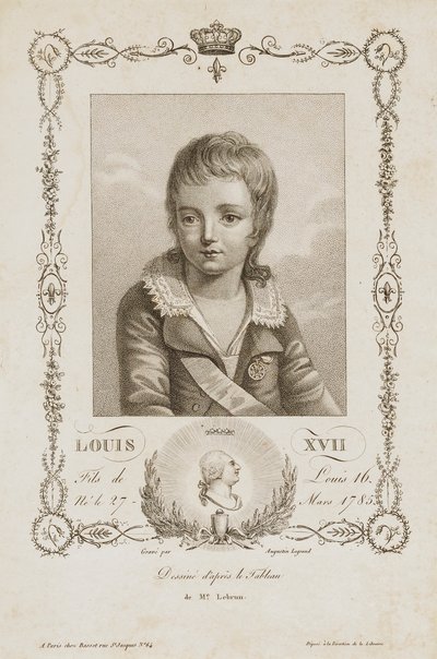 Lodewijk XVII door Auguste Claude Simon Legrand