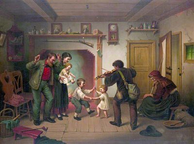 Dansen op de viool door Auguste Dircks