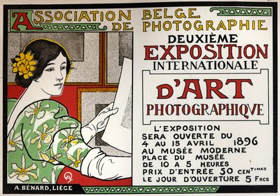 Fotografische kunsttentoonstelling in het Musee Moderne, Brussel door Auguste Donnay