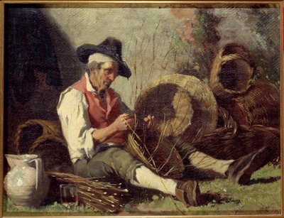 De mandenmaker door Auguste Dutuit