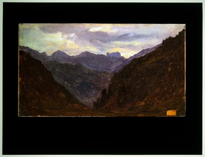 Twee landschappen door Auguste Francois Bonheur