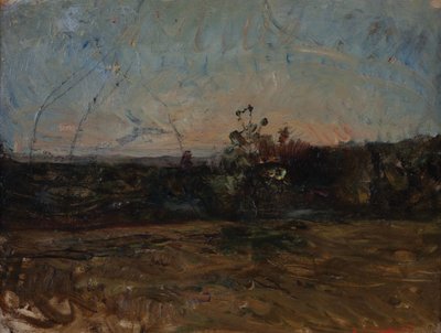 19e eeuws landschap door Auguste Francois Ravier
