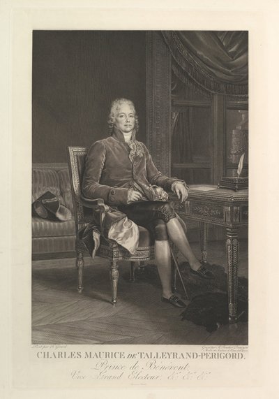 Portret van Charles Maurice de Talleyrand-Périgord, na 1808 door Auguste Gaspard Louis Desnoyers