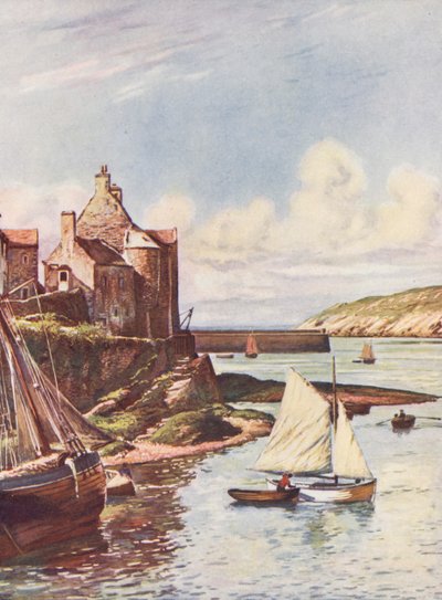 Frankrijk: Le Port Du Conquet door Auguste Gerardin