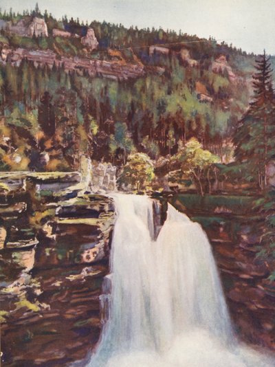 Frankrijk: Le Saut Du Doubs door Auguste Gerardin
