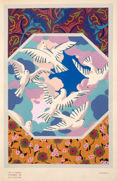 Motieven Decoratifs Plaat 13 door Auguste H. Thomas