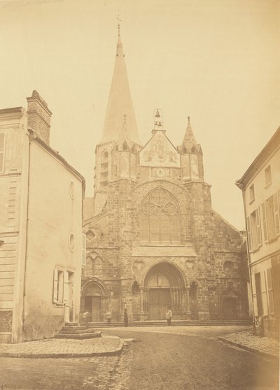 Eglise de Priseaux (Loiret) Bij het station van Ce Nom door Auguste Hippolyte Collard
