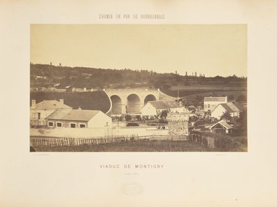Viaduct van Montigny door Auguste Hippolyte Collard