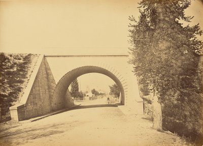 Viaduct op de Route de Lyon à Montbrison in Montbrison door Auguste Hippolyte Collard