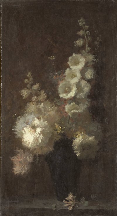 Stilleven met bloemen door Auguste Jouve