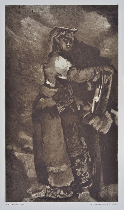 Studie van Italiaans door Auguste Lauzet