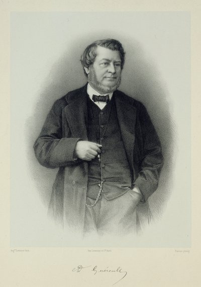 Portret van Adolphe Guéroult 1810-1872 door Auguste Lemoine