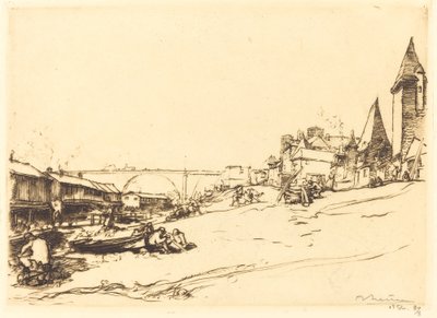 Angers - Het Huis van de Koning van Polen door Auguste Lepere