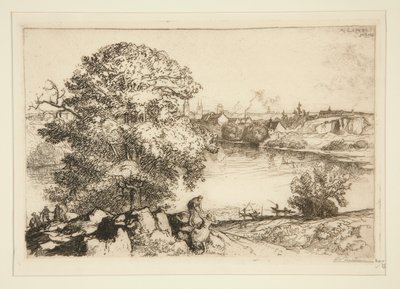 Angers, l door Auguste Lepere