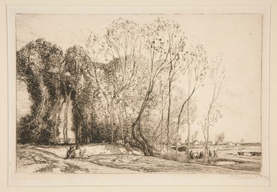 Belle matin?e d door Auguste Lepere