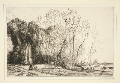 Belle matin?e d door Auguste Lepere