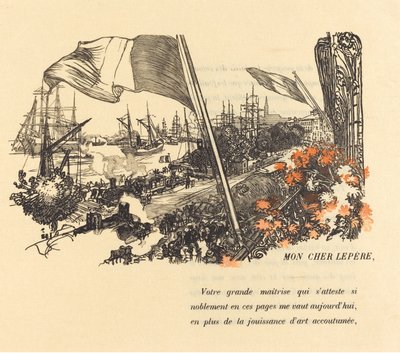 Opdrachtpagina, gepubliceerd 1900 door Auguste Lepere