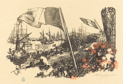 Opdrachtpagina, gepubliceerd 1900 door Auguste Lepere