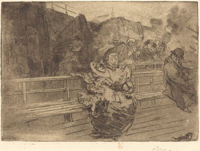 Vertrek naar Greenwich door Auguste Lepere