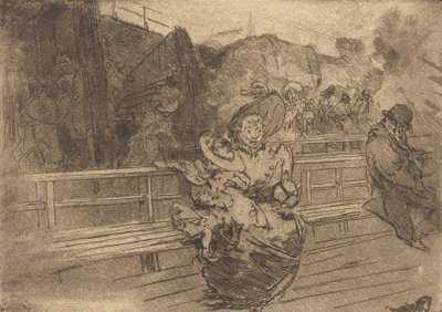 Vertrek naar Greenwich, 1891 door Auguste Lepere