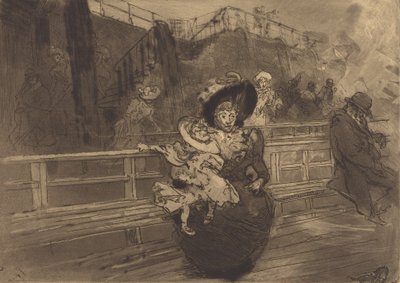 Vertrek naar Greenwich, 1891 door Auguste Lepere