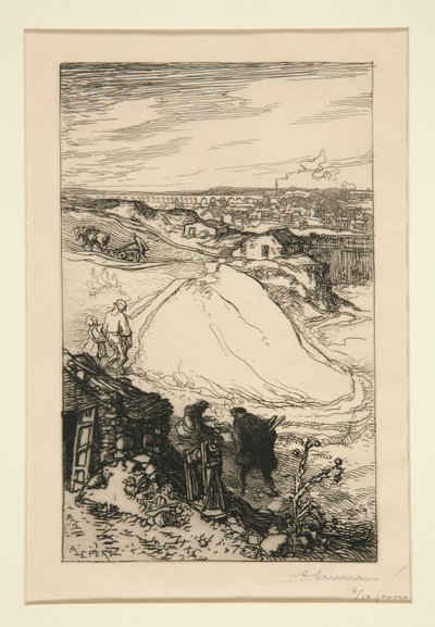 ? Gentilly door Auguste Lepere