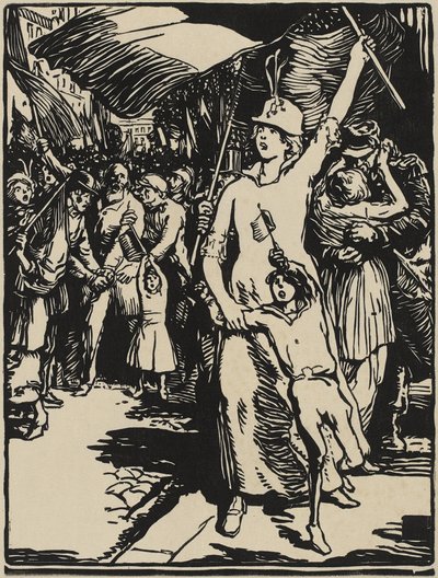De oorlog is verklaard door Auguste Lepere