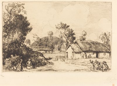 Het spel van de rustplaats, Vendee door Auguste Lepere