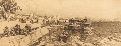 Pier van Bercy door Auguste Lepere