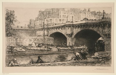 Pont Neuf door Auguste Lepere