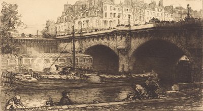 Pont Neuf door Auguste Lepere