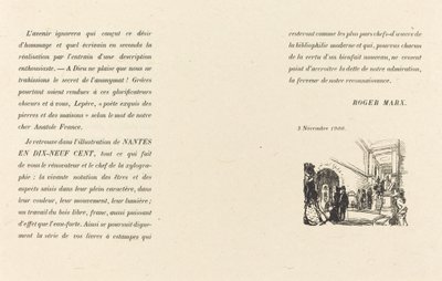 Voorwoord, gepubliceerd 1900 door Auguste Lepere