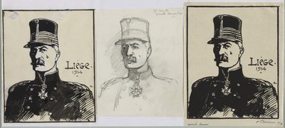 Generaal Leman door Auguste Louis Lepère