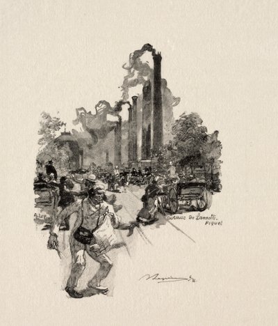 Avenue Lamotte - Piquet door Auguste Louis Lepère