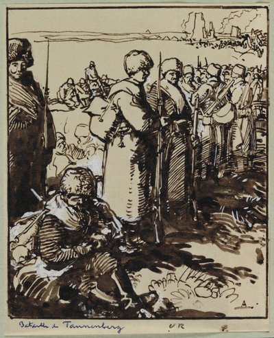 Slag bij Tannenberg door Auguste Louis Lepère