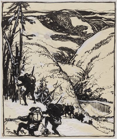 In de Vogezen door Auguste Louis Lepère