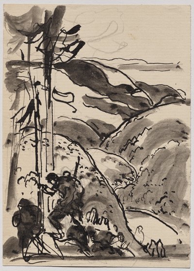 In de Vogezen door Auguste Louis Lepère
