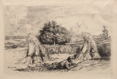 Schoven van rogge, Crèvecœur door Auguste Louis Lepère