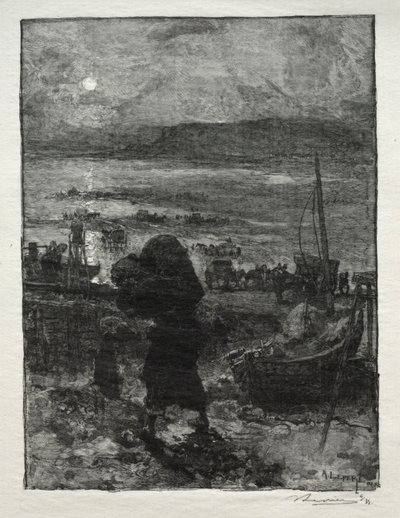 De Zandwinning door Auguste Louis Lepère