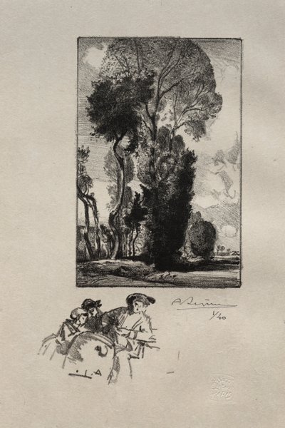 Le Bocage door Auguste Louis Lepère