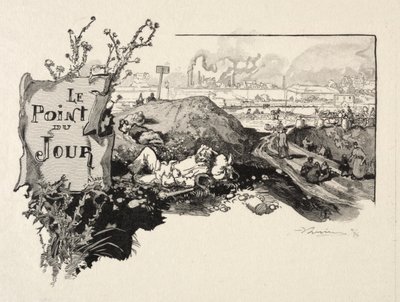 Le Point du Jour door Auguste Louis Lepère